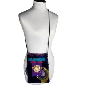 Handmade Artisan Velvet Crossbody Bag